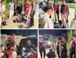 Patroli Sat Samapta Polres Garut Gerak Cepat Evakuasi Korban Penganiayaan Usai Konvoi Nobar Persib